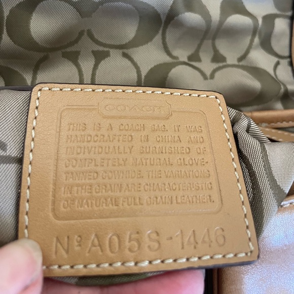 Coach 1446 MINI Vintage Soho Camel/Tan Leather Shoulder Bag